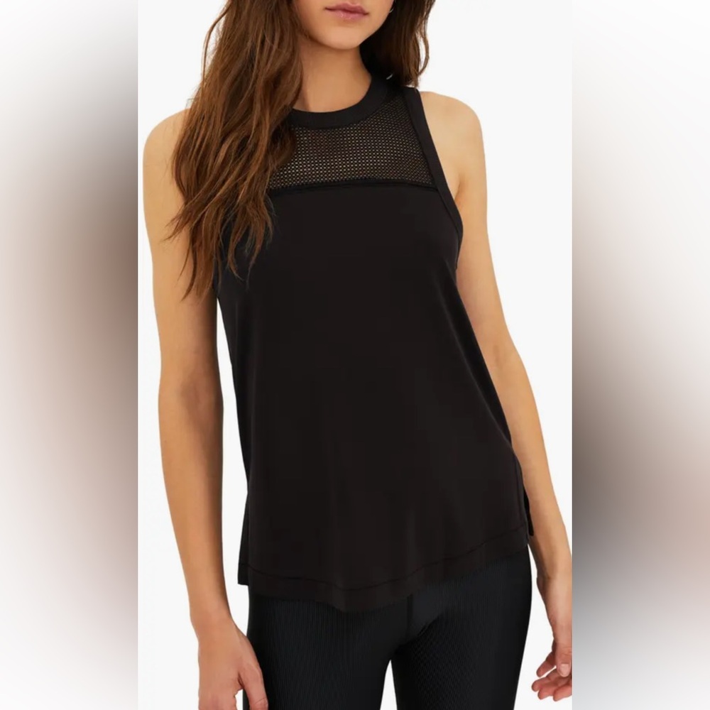 Beach Riot Lusa Mesh Detail Tank Top Size Small